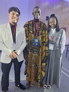 Where culture meets each other. Youths from Mali and Togo.  